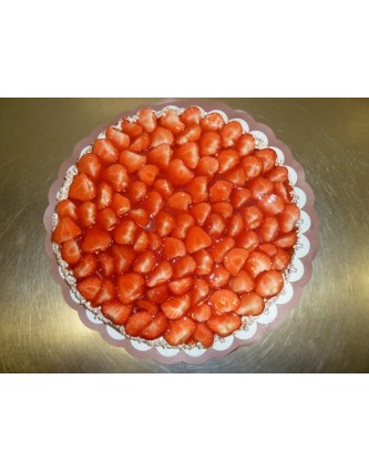 Aardbeienvlaai korstbodem Aardbeienvlaai korstbodem